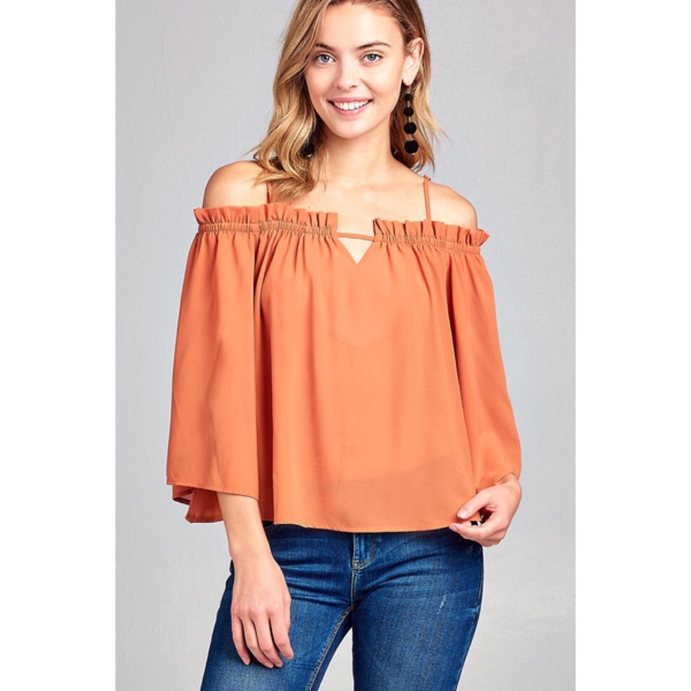 chiffon woven top